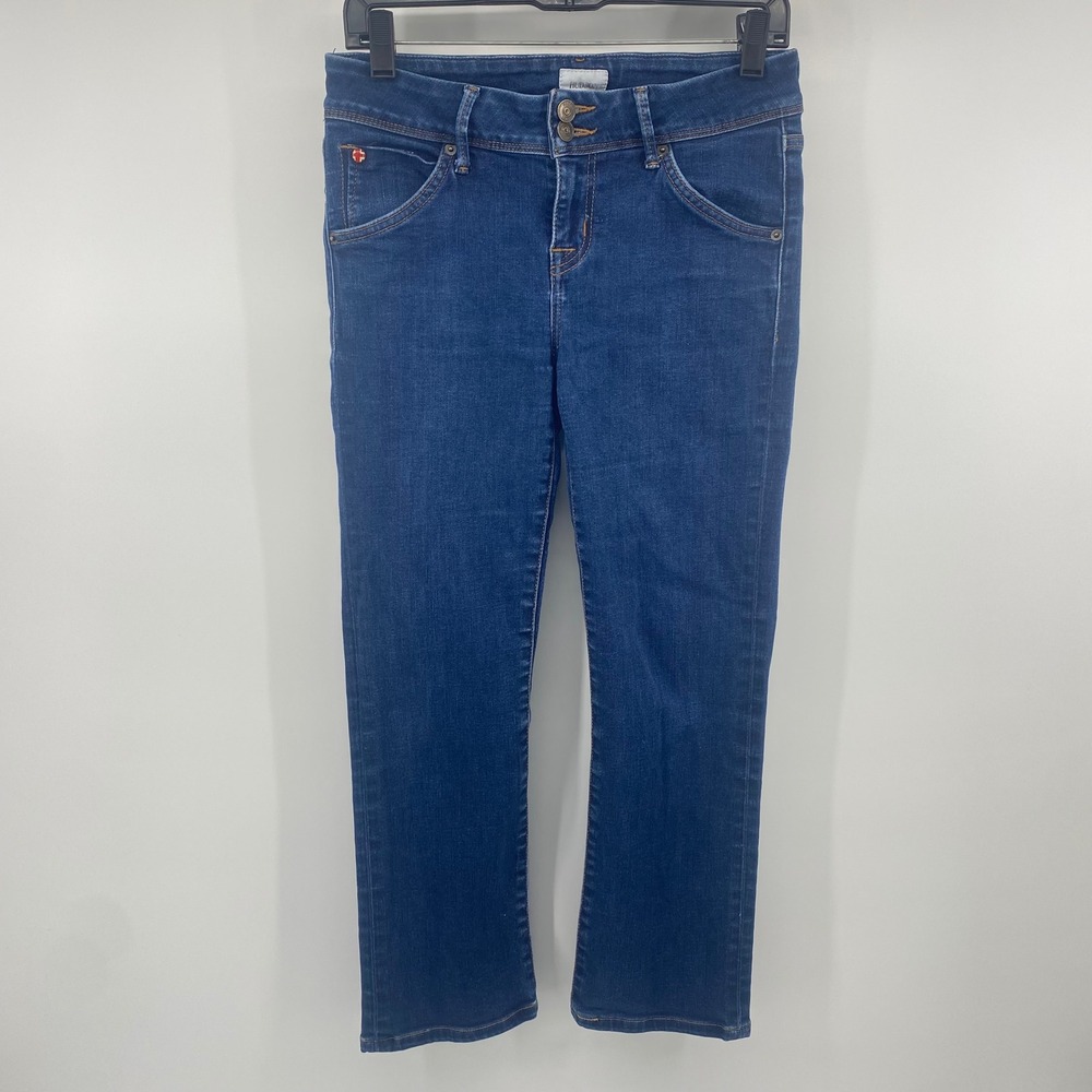 Hudson Beth Baby Boot Jeans Womens 28 Blue Flap Pocket Bootcut Denim - Picture 2 of 11